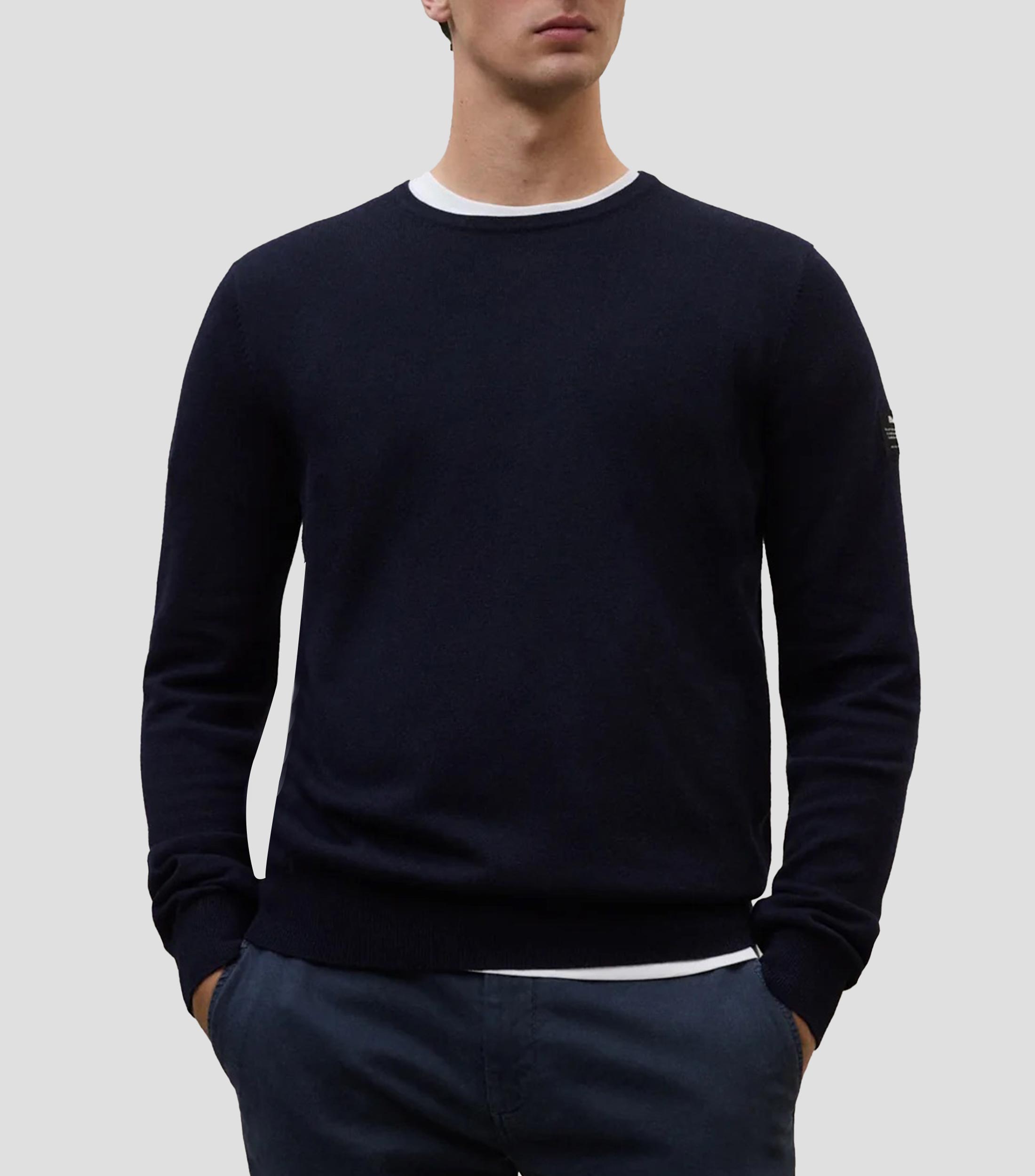 Suéter cuello redondo Hombre